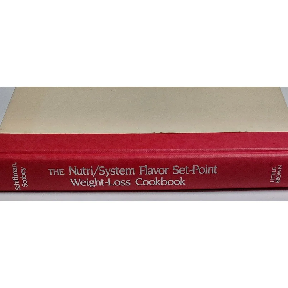 Nutri/System Flavor Set-Point Weight-Loss Cookbook Schiffman Scobey 1990 HC